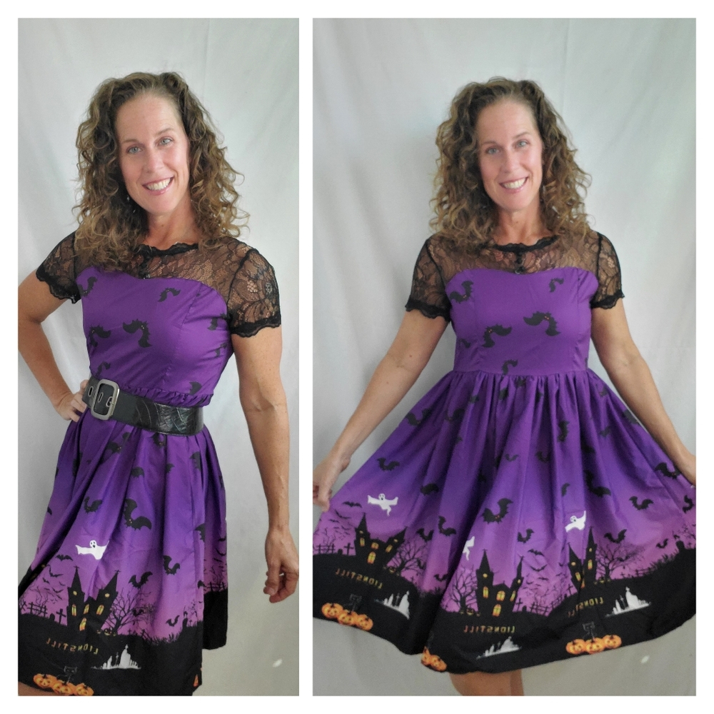 Halloween retro vintage style dress